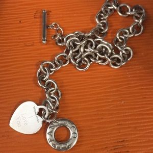 Tiffany and Company “I-Love You”in 925 silver .